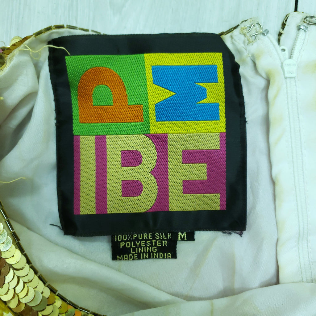 90s Multicolor Sequin Dress