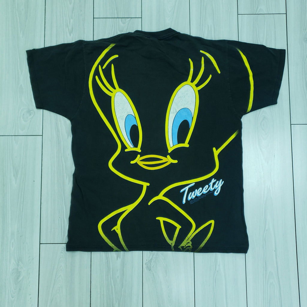 Jerzees Vintage 1990s Vintage Tweety Graphic Tee, Made In USA