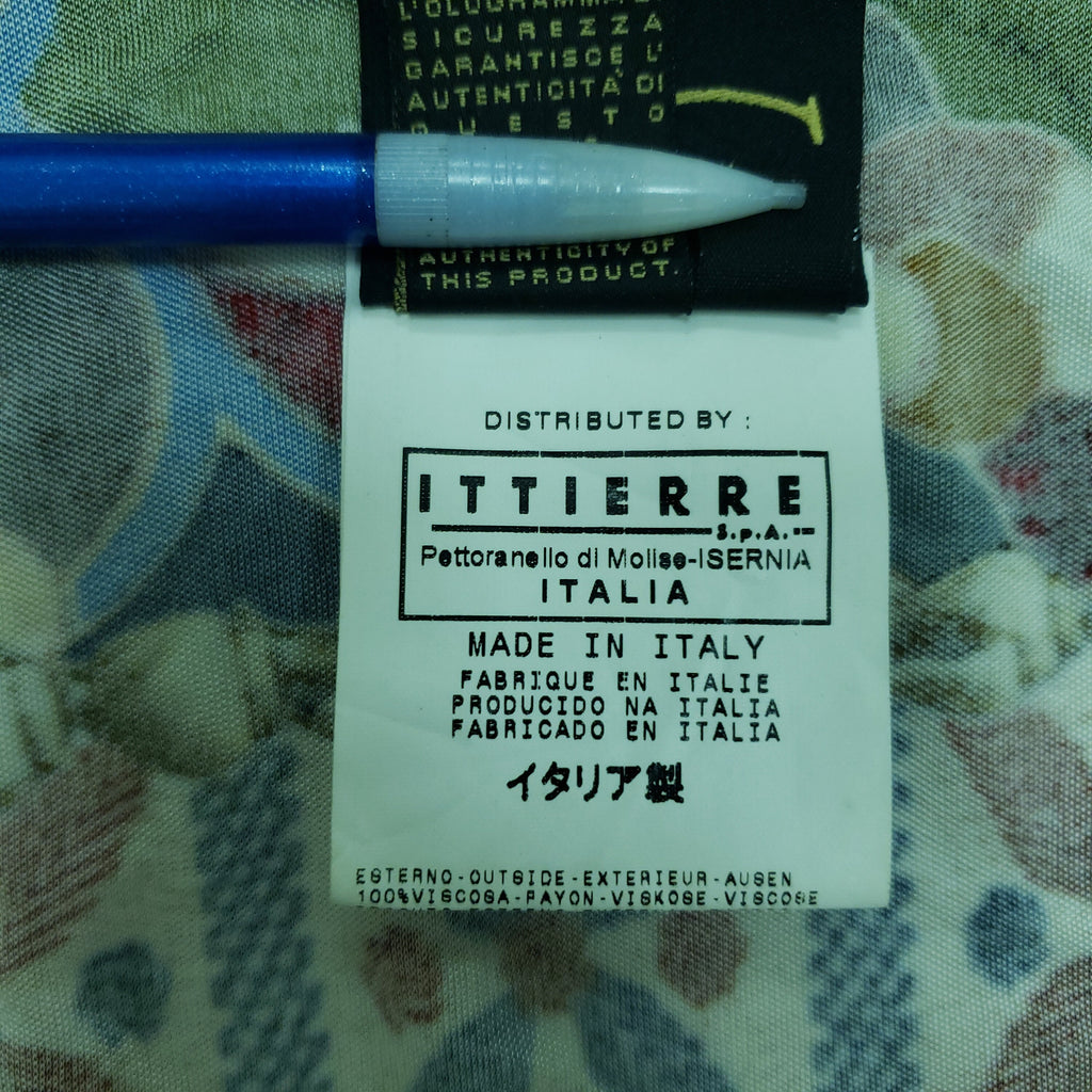 Just Cavalli Vintage 1990s Silk Top, Made In Italy