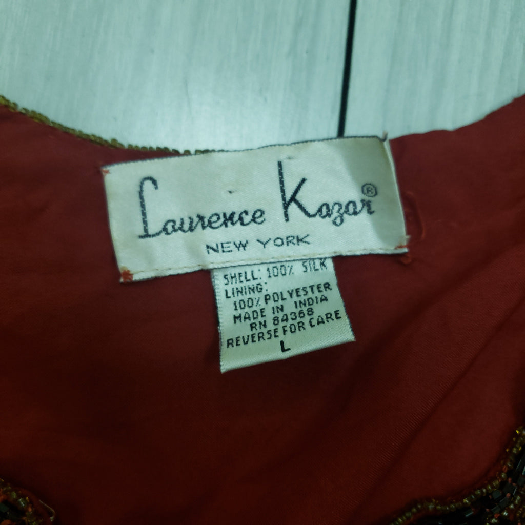 Laurence Kagar Vintage 1990s Red Sequin Blazer
