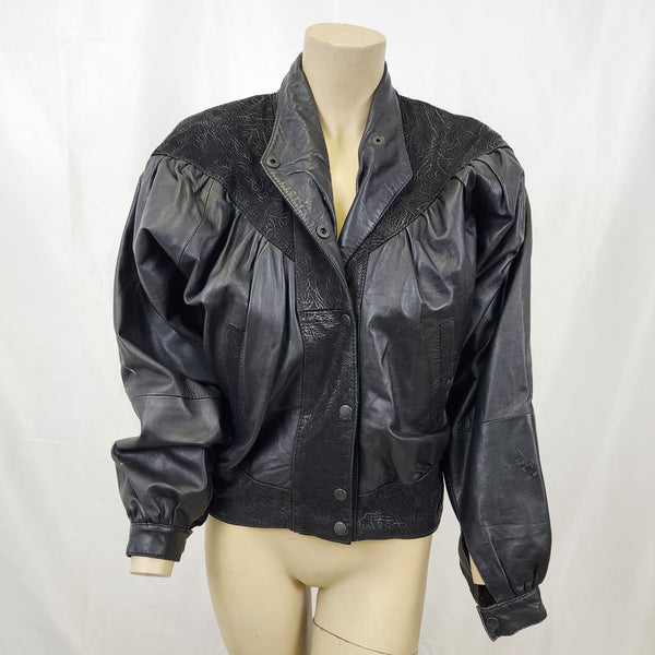 Zephyrus Leather Jacket Vintage 1990s - Size 38