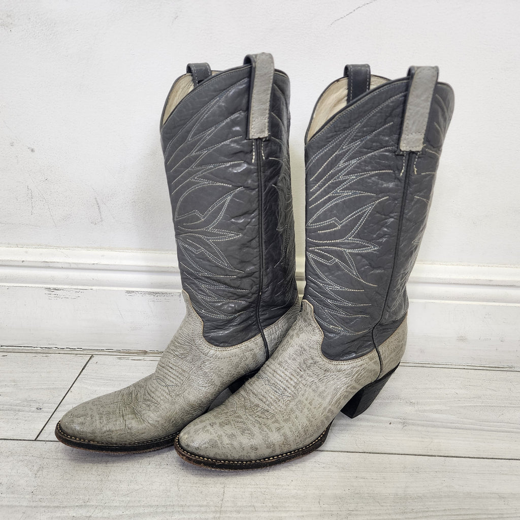 Dan Post Vintage 1980s Cowboy Boots - 8.5