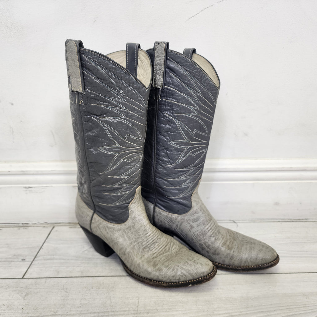 Dan Post Vintage 1980s Cowboy Boots - 8.5