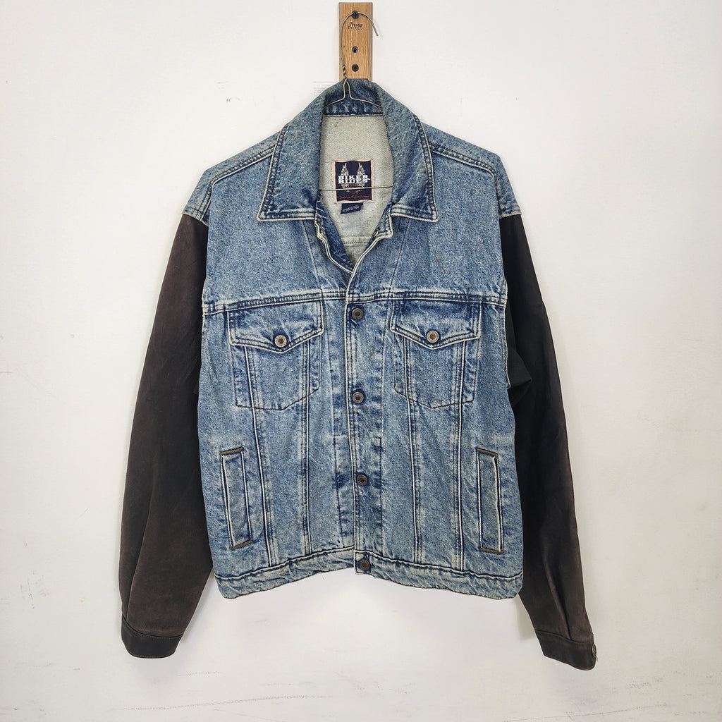 Harley Davidson Denim Made In USA Jacket Vintage 1990s