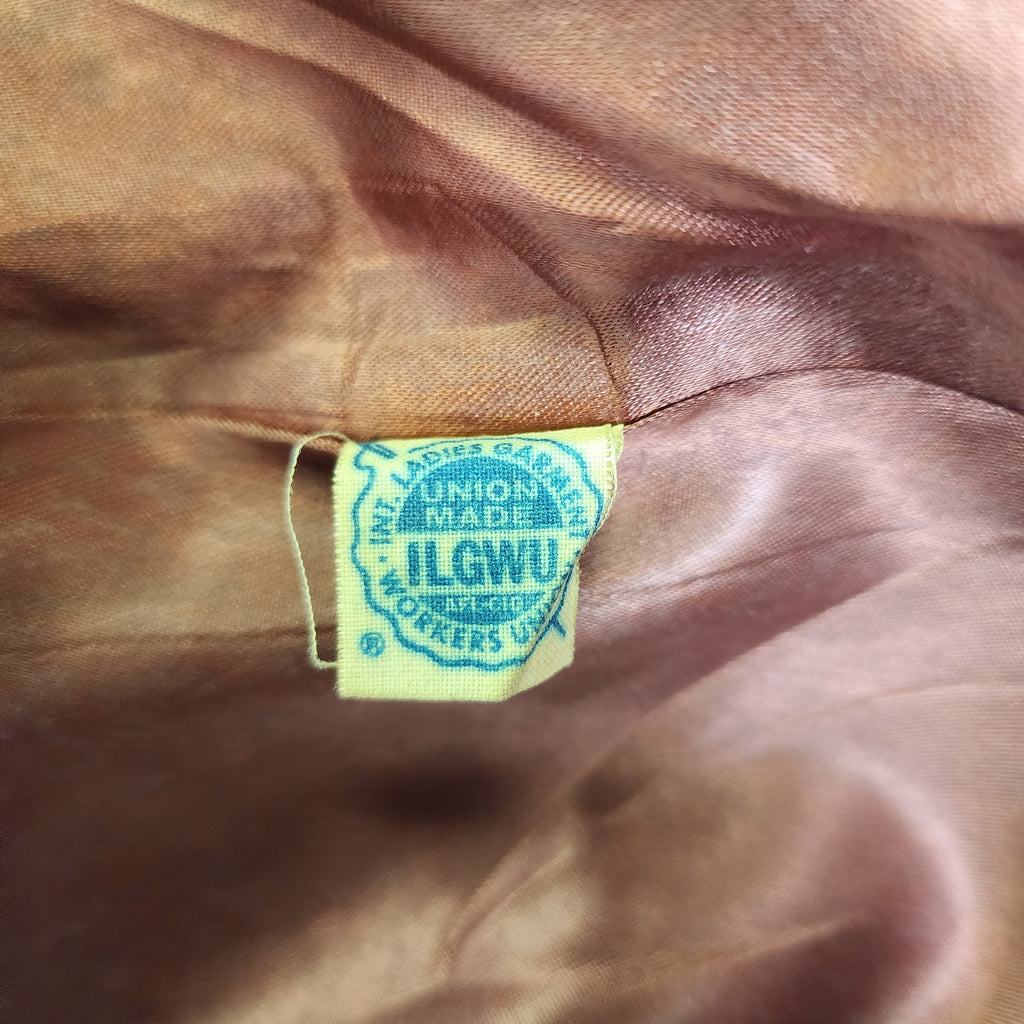 Wallach's Fifth Avenue Union Made ILGWU Vintage Cape - 50s/60s