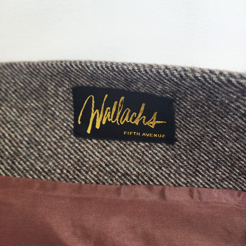 Wallach's Fifth Avenue Union Made ILGWU Vintage Cape - 50s/60s