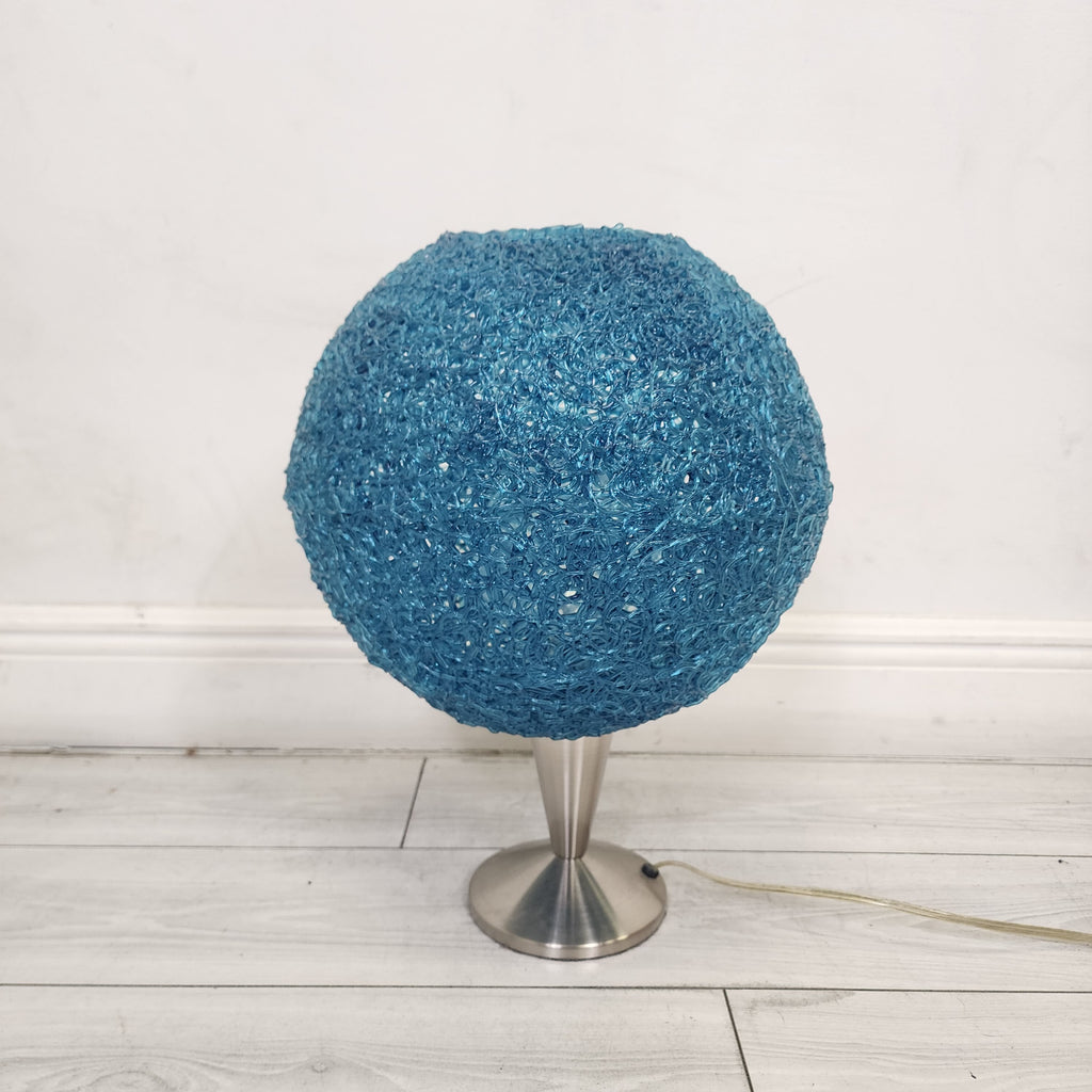 Vintage 1970s Blue Spaghetti Lamp