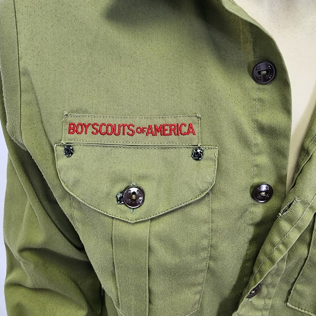 Boy Scouts Vintage 1980s Shirt - XS