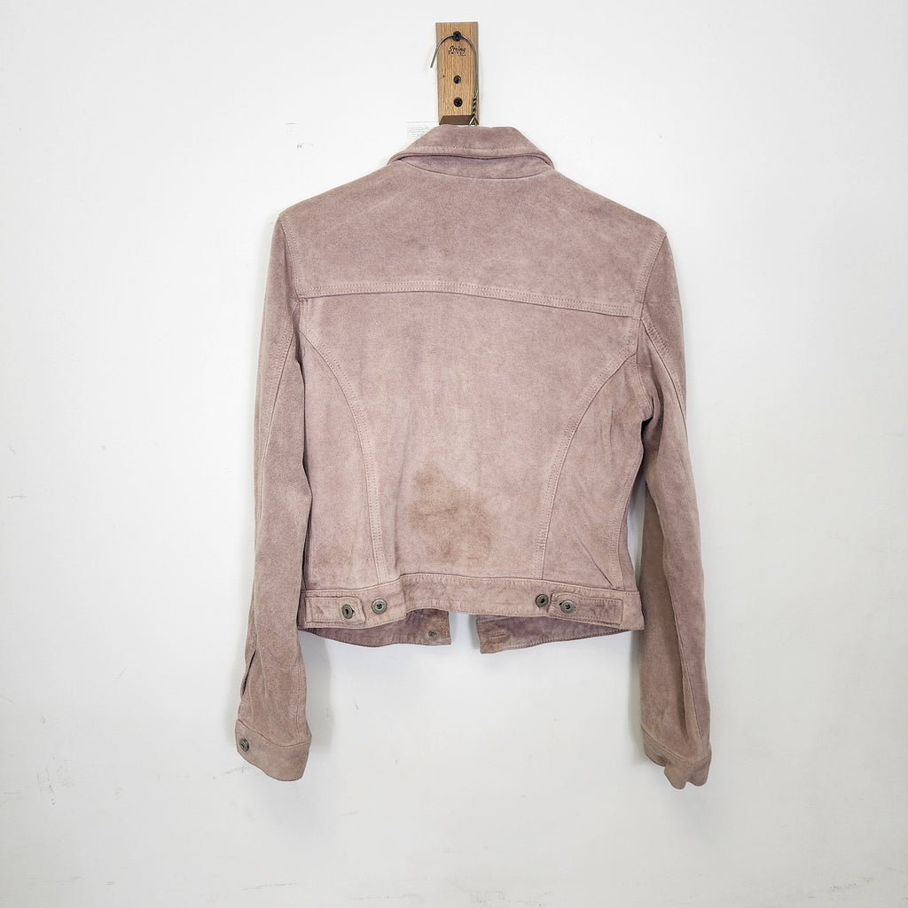 Vintage GAP Pink Suede Jacket - Small