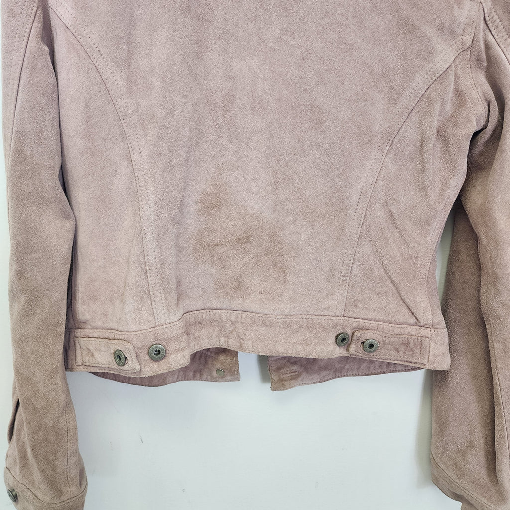 Vintage GAP Pink Suede Jacket - Small