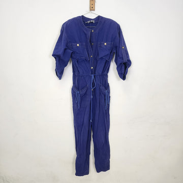 Chaus Overalls Vintage 1990s Made In Korea 100% Cotton - Size Medium