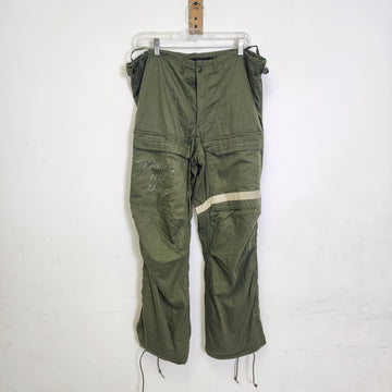 Green Camo Military Pants - Small