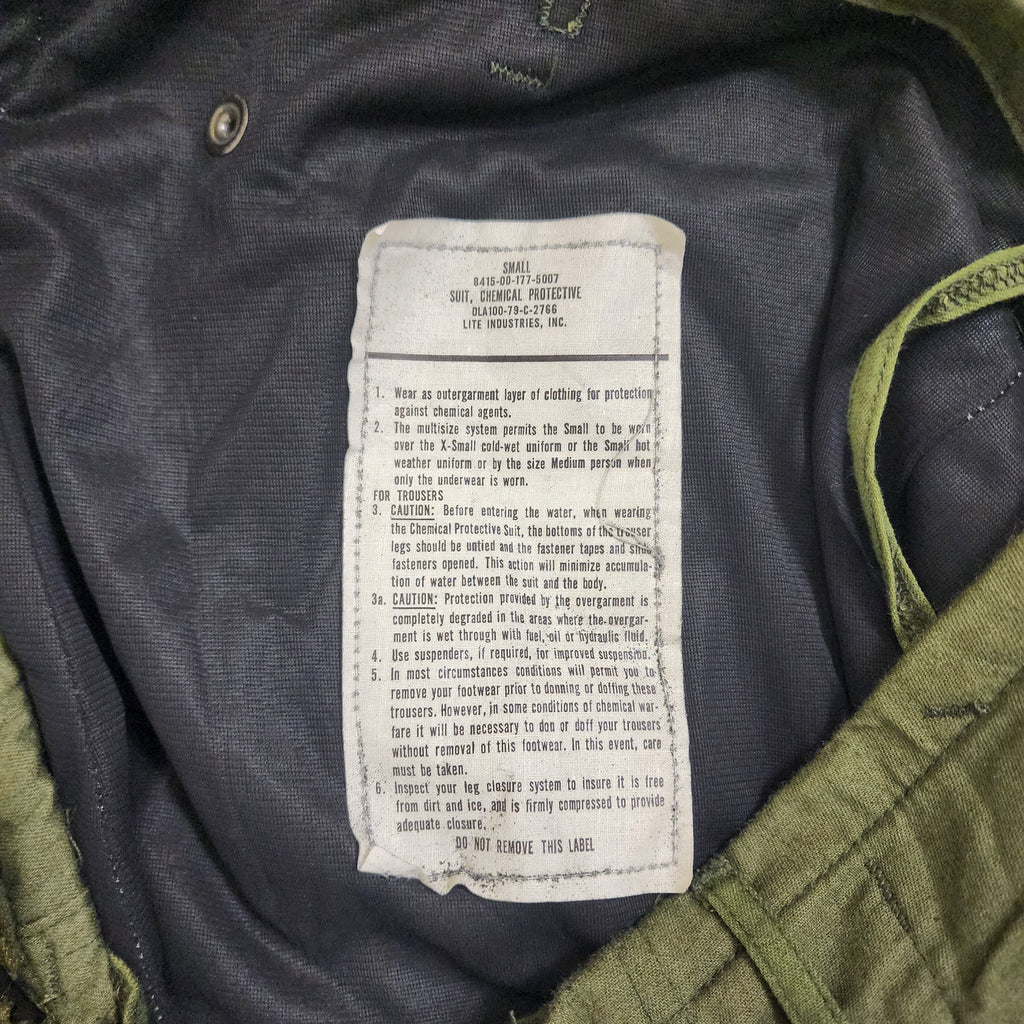 Green Camo Military Pants - Small