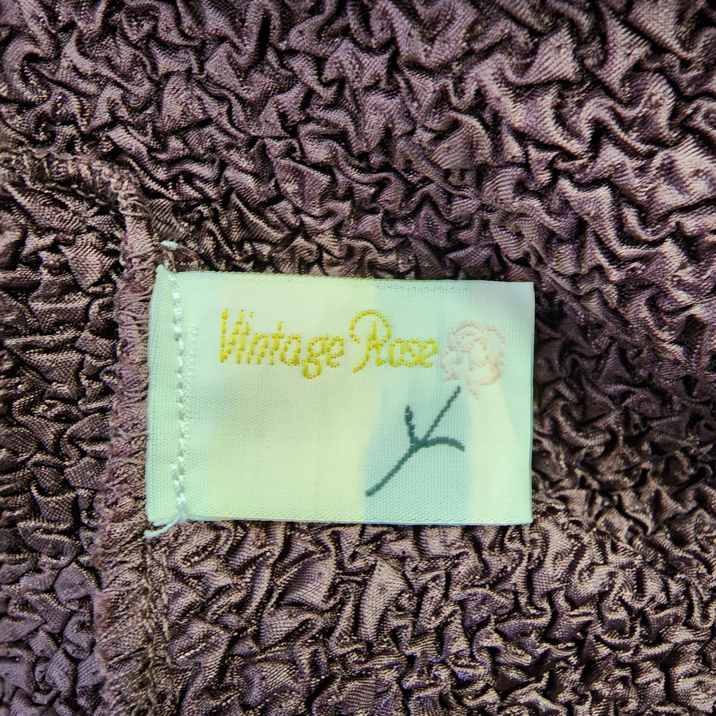 Burgundy Coat with Fur Collar