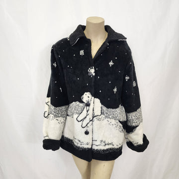 St John's Bay Vintage Fleece Jacket