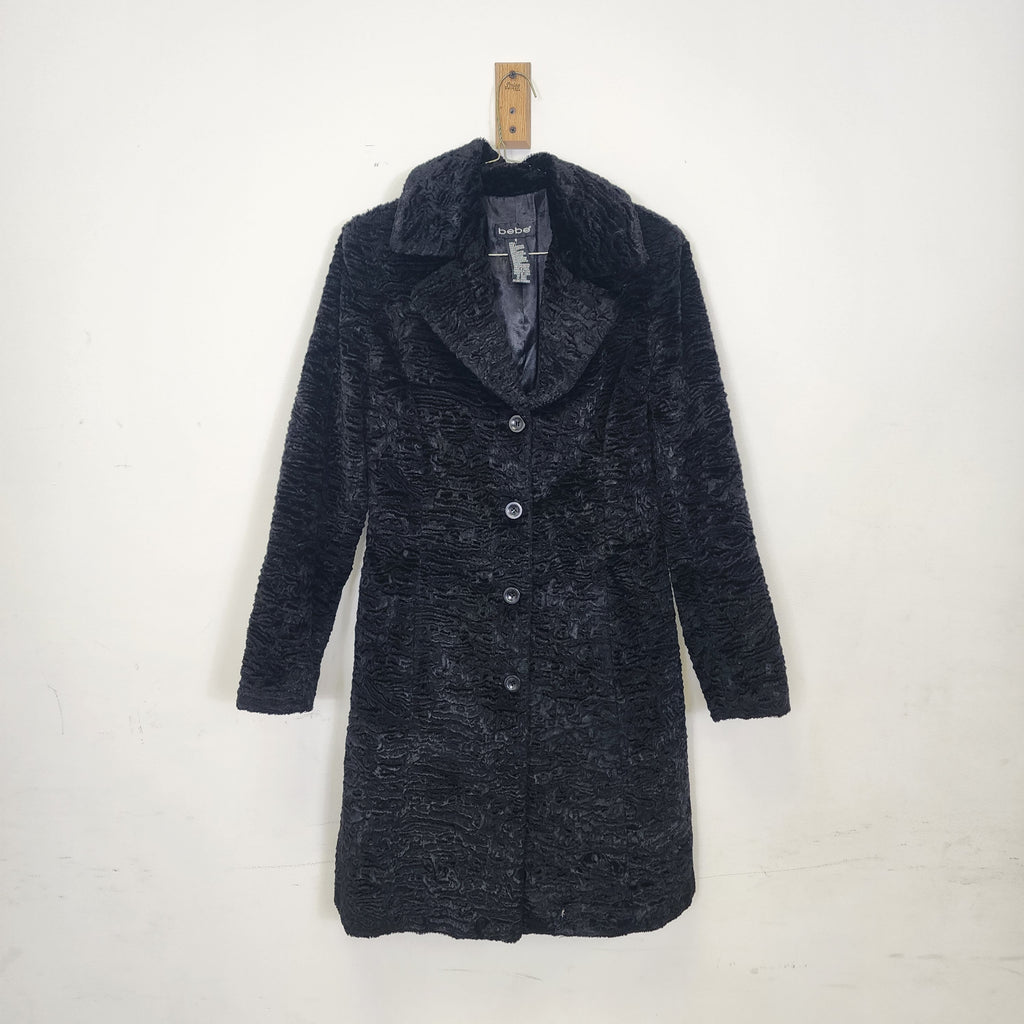 Bebe Vintage Black Coat