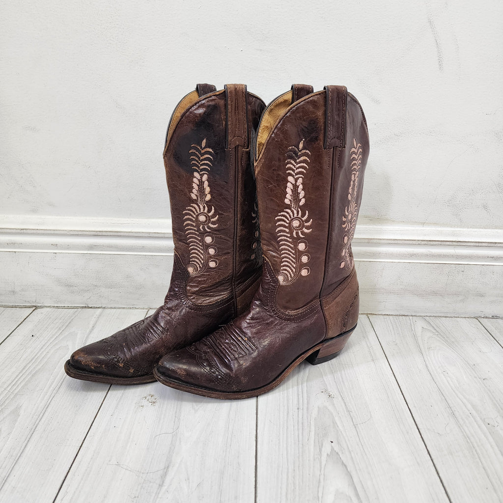 Western Boots Made In Canada Vintage 1990s
