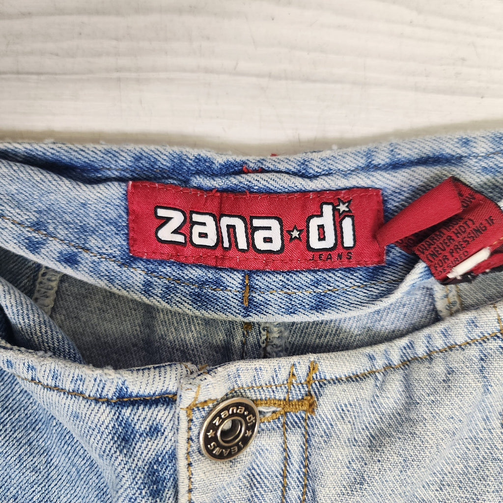 Zana di Denim Patchwork Low Rise Bell Bottom Vintage Pants