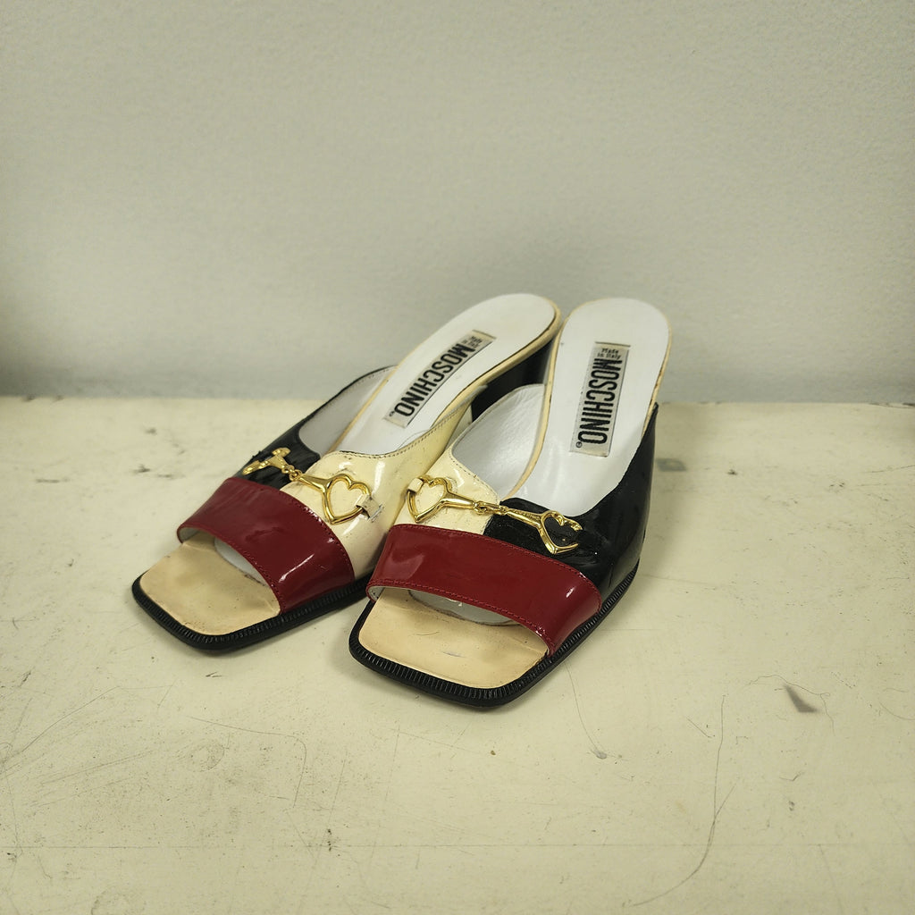 Moschino Made In Italy Mules Vintage 1990s
