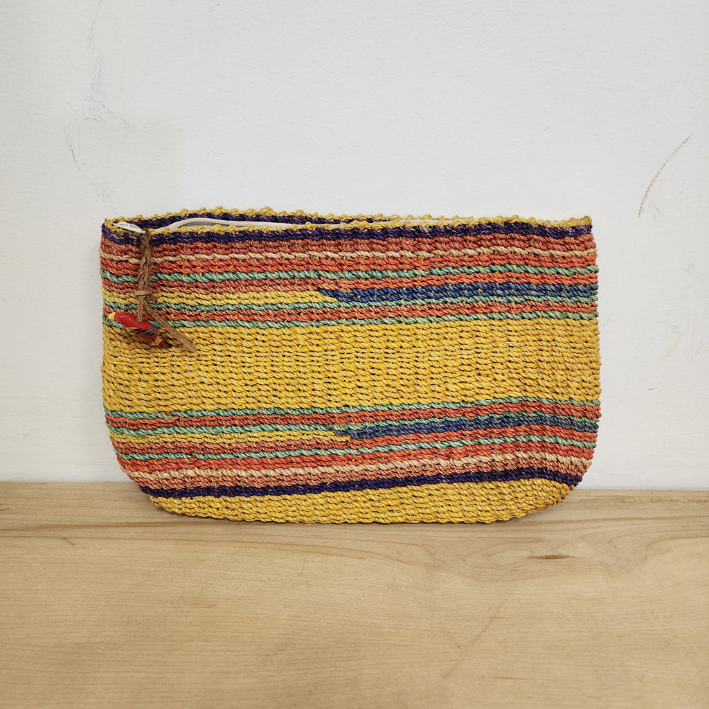 Vintage 1990s Clutch with Cute Zipper