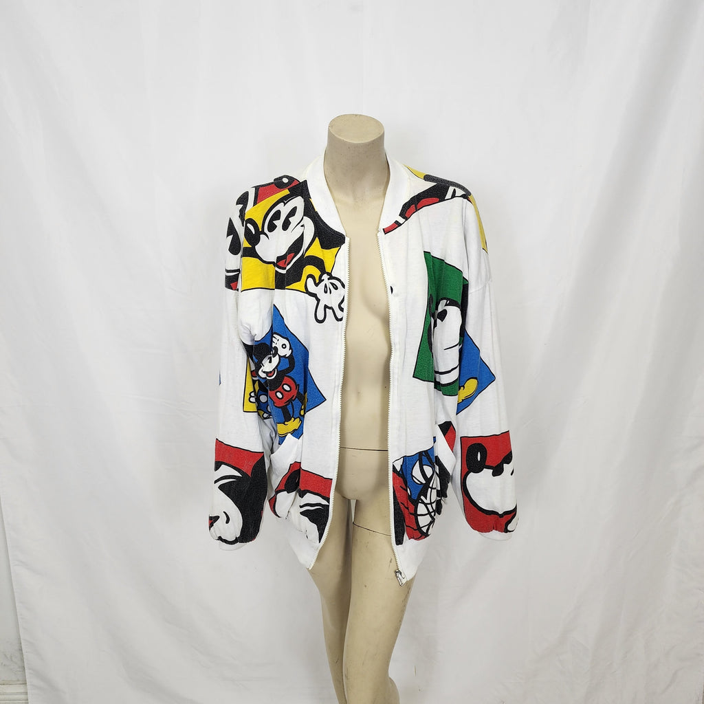 Walt Disney Co Reversible Mickey Mouse Vintage 1990s Jacket