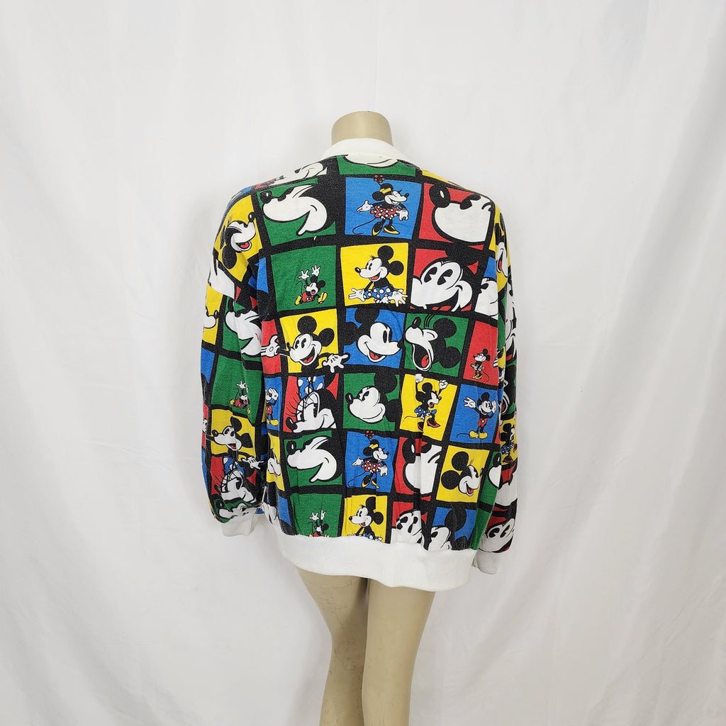 Walt Disney Co Reversible Mickey Mouse Vintage 1990s Jacket