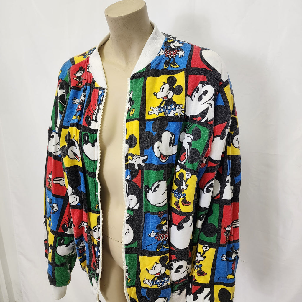 Walt Disney Co Reversible Mickey Mouse Vintage 1990s Jacket