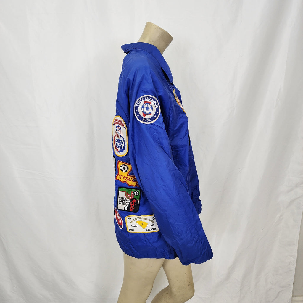 Current Seen Nylon Vintage 1980s Jacket with Patches