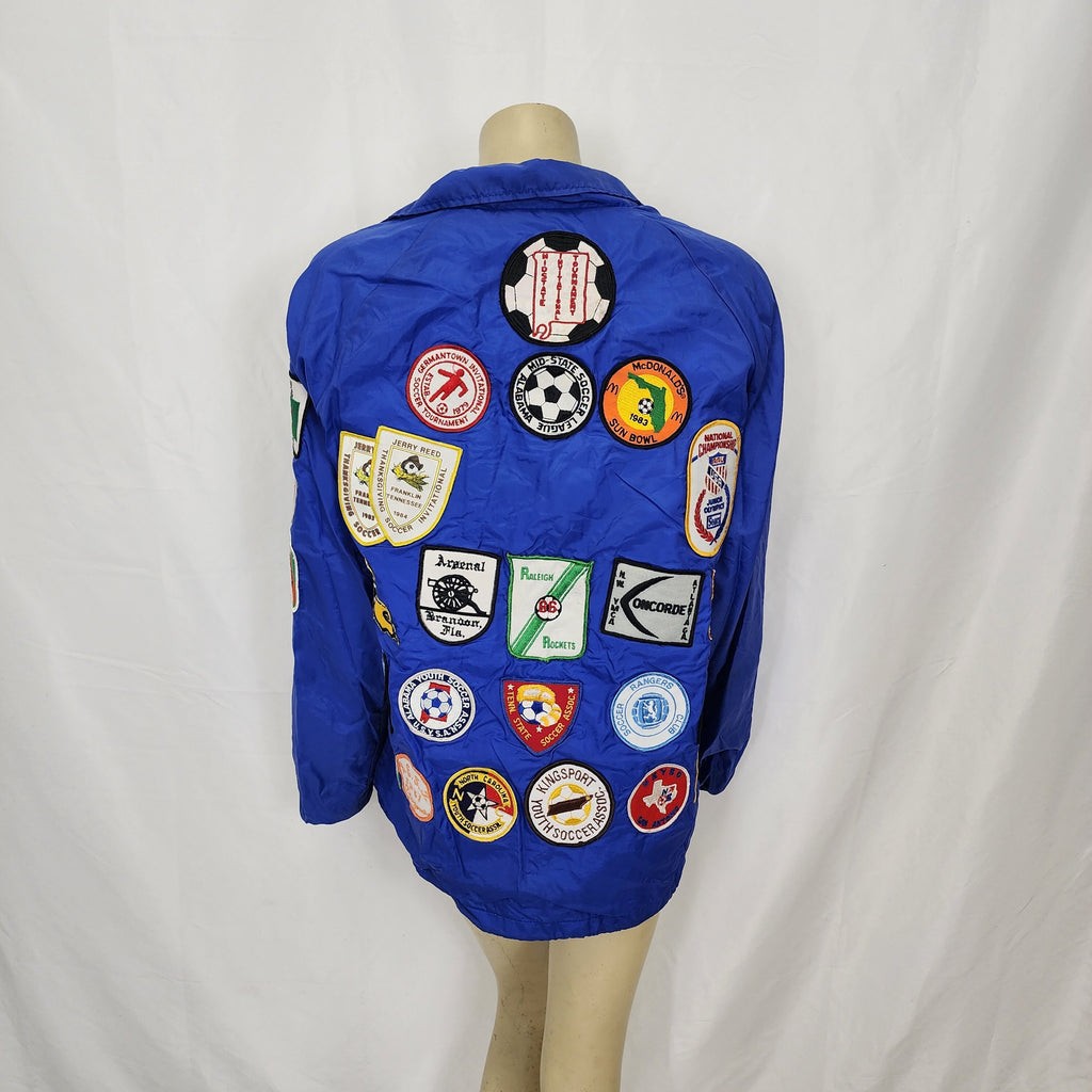 Current Seen Nylon Vintage 1980s Jacket with Patches