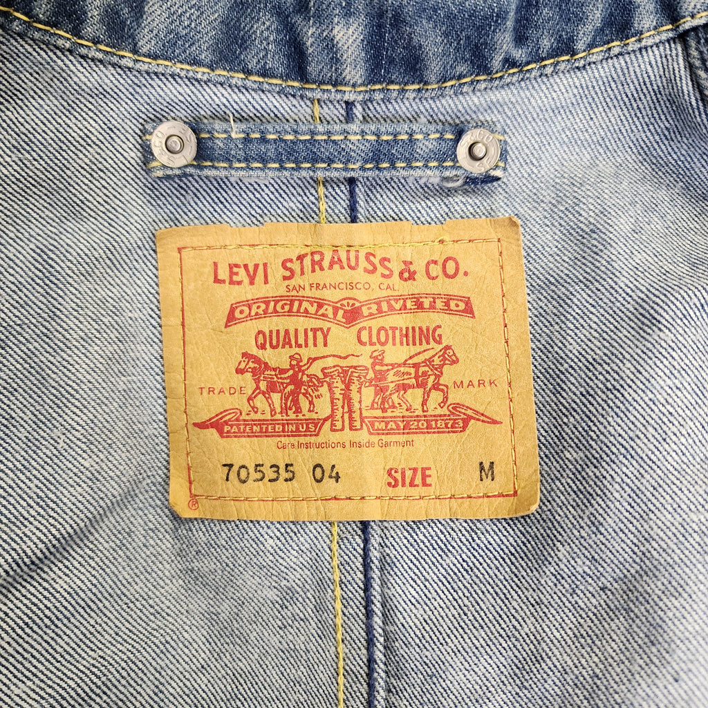 Rare Levis 70535 denim railroad / chore / engineer jacket Vintage