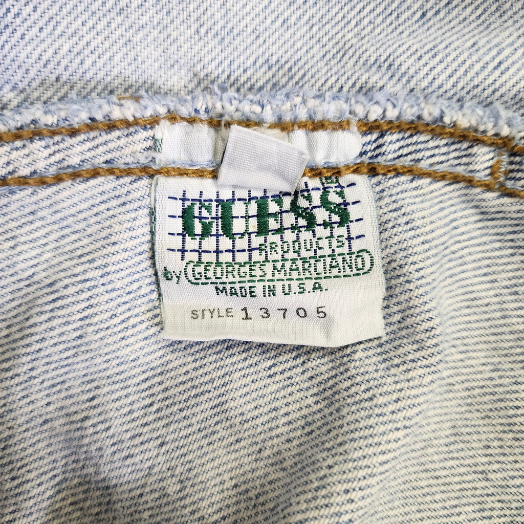 Guess Made In USA Vintage 1990s Denim Overall