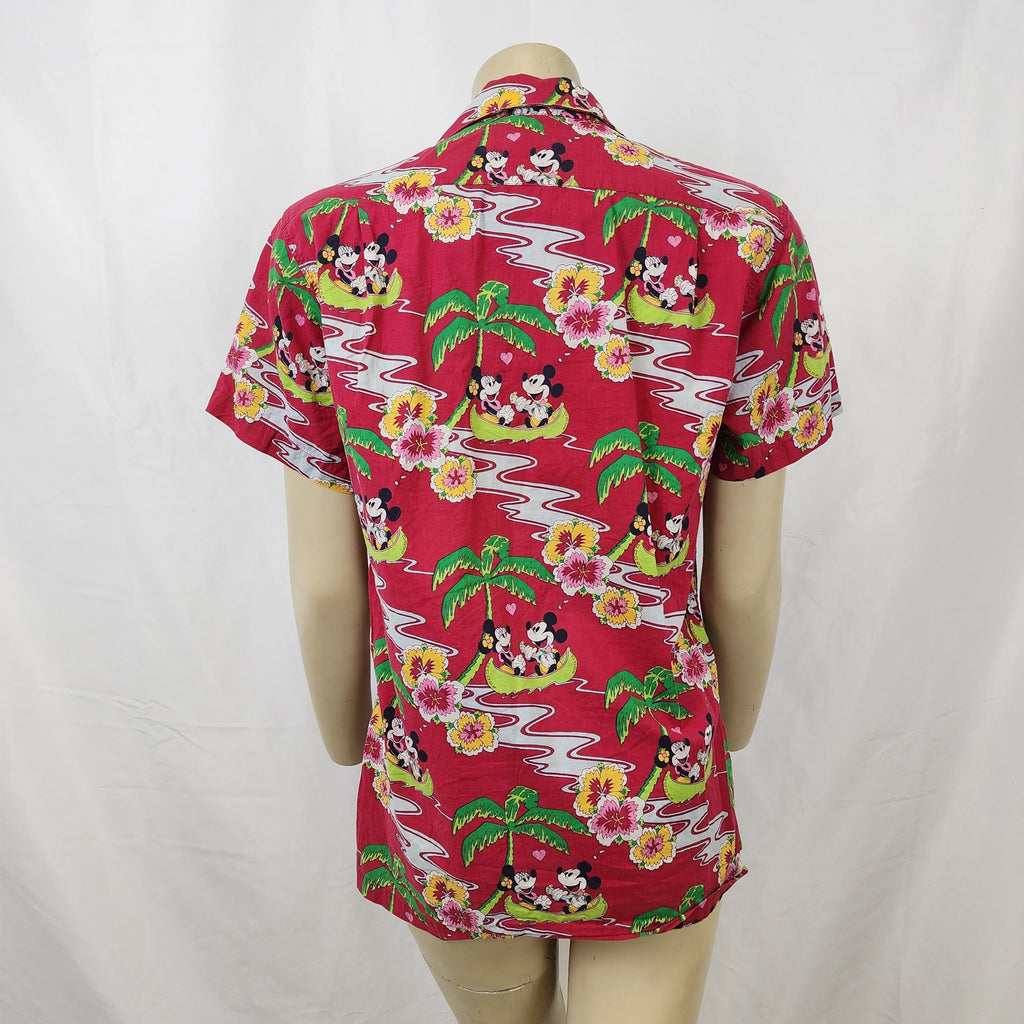 Mickey & Co. Vintage 1990s Hawaiian Style 100% Cotton Shirt