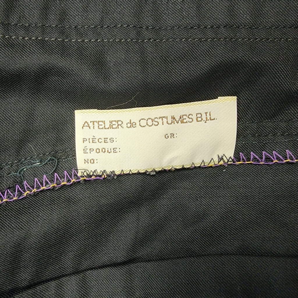 Vintage 1970s Cotton and Wool Double Breasted Jacket with Gold Buttons