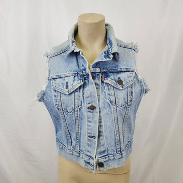 Levi's Orange Tab Made In USA Vintage 1980s Denim Vest