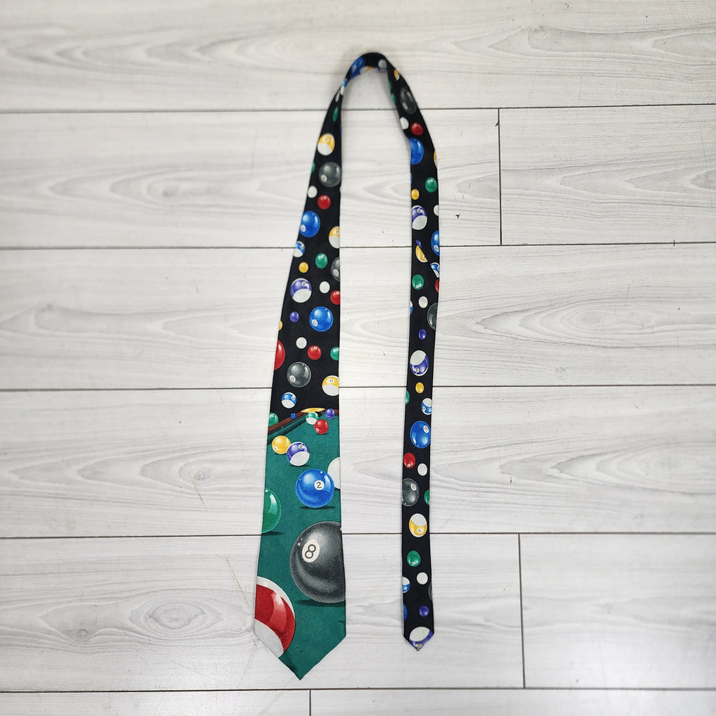 Vintage Billiards / Pool Balls Tie