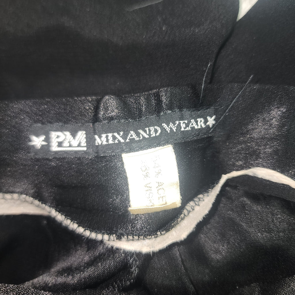 Vintage 1990s High Waist Black Pants