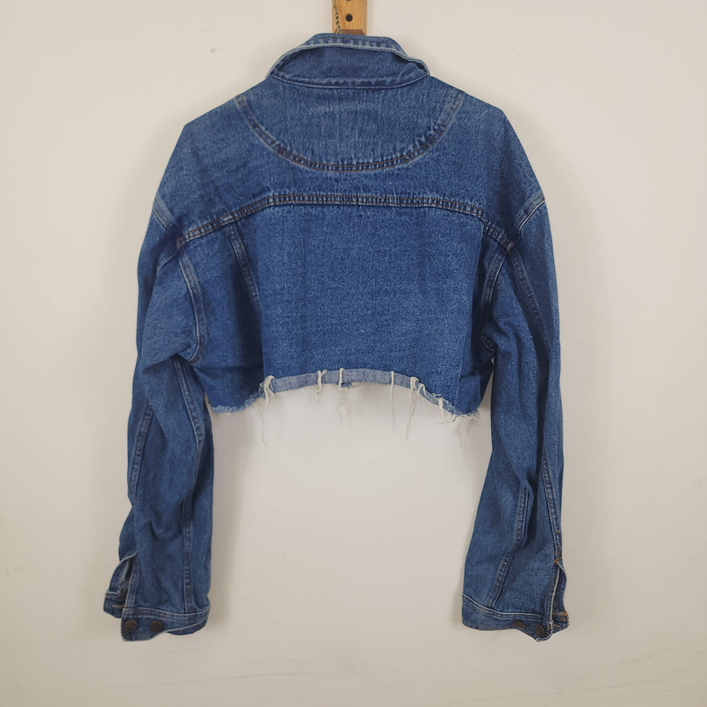 Denim Gear Vintage Y2K Cropped Denim Jacket