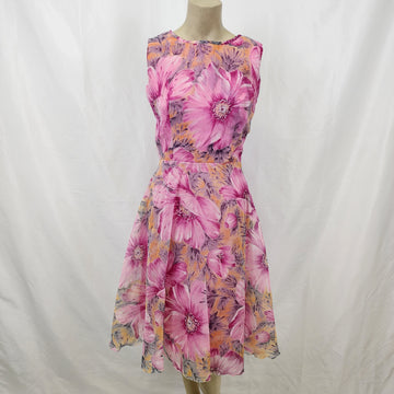 Vintage 1970s Pink Dress