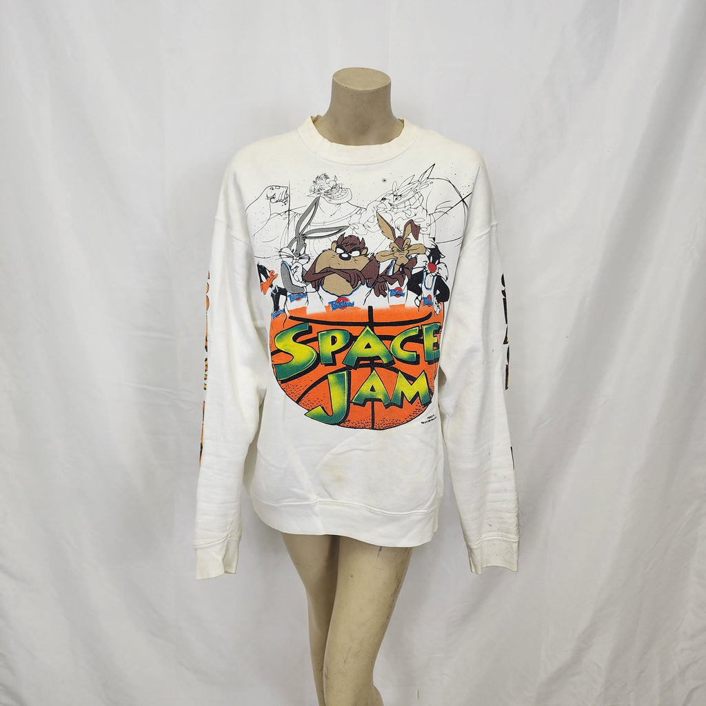 Space Jam Made In USA Vintage 1990s Sweatshirt Size XL