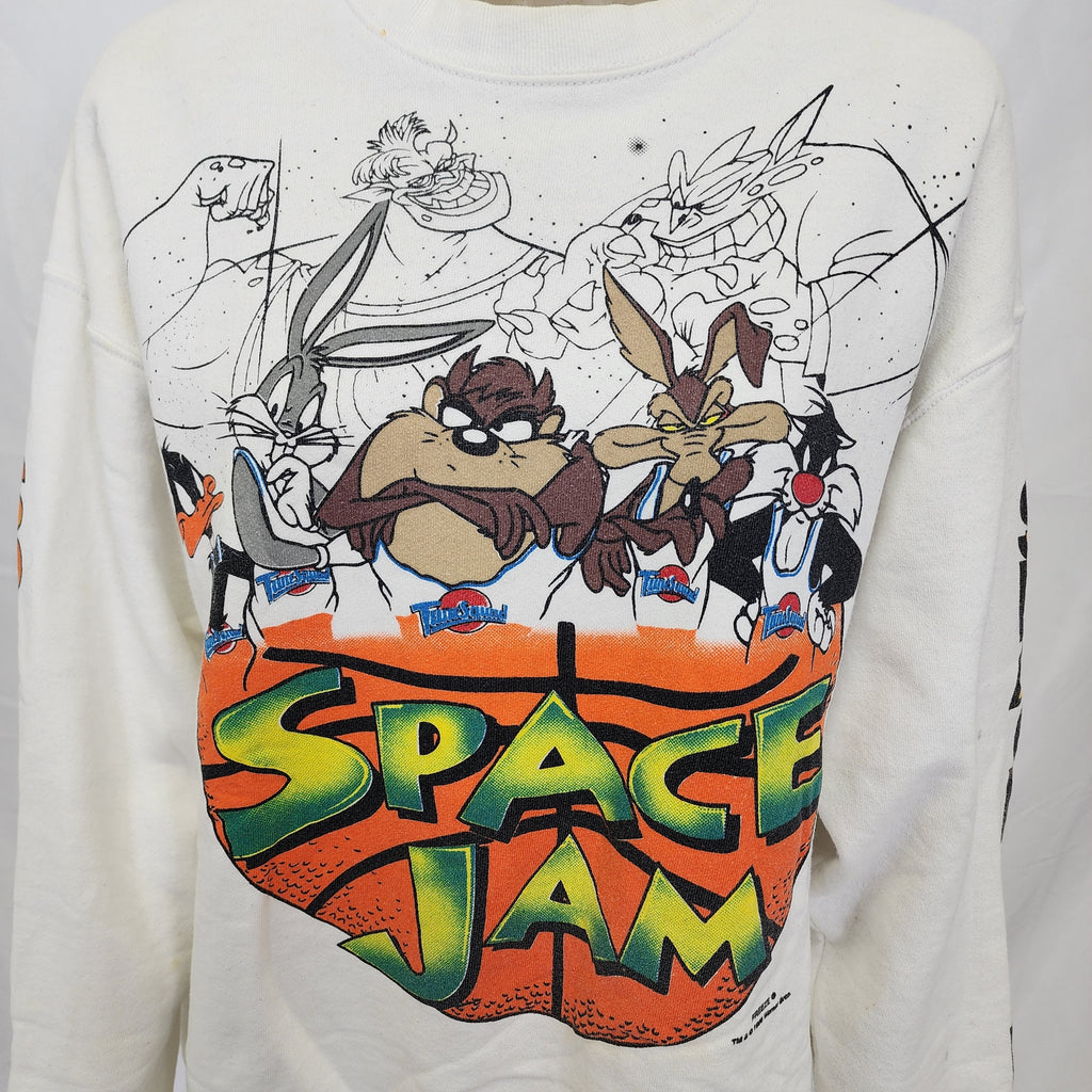 Space Jam Made In USA Vintage 1990s Sweatshirt Size XL