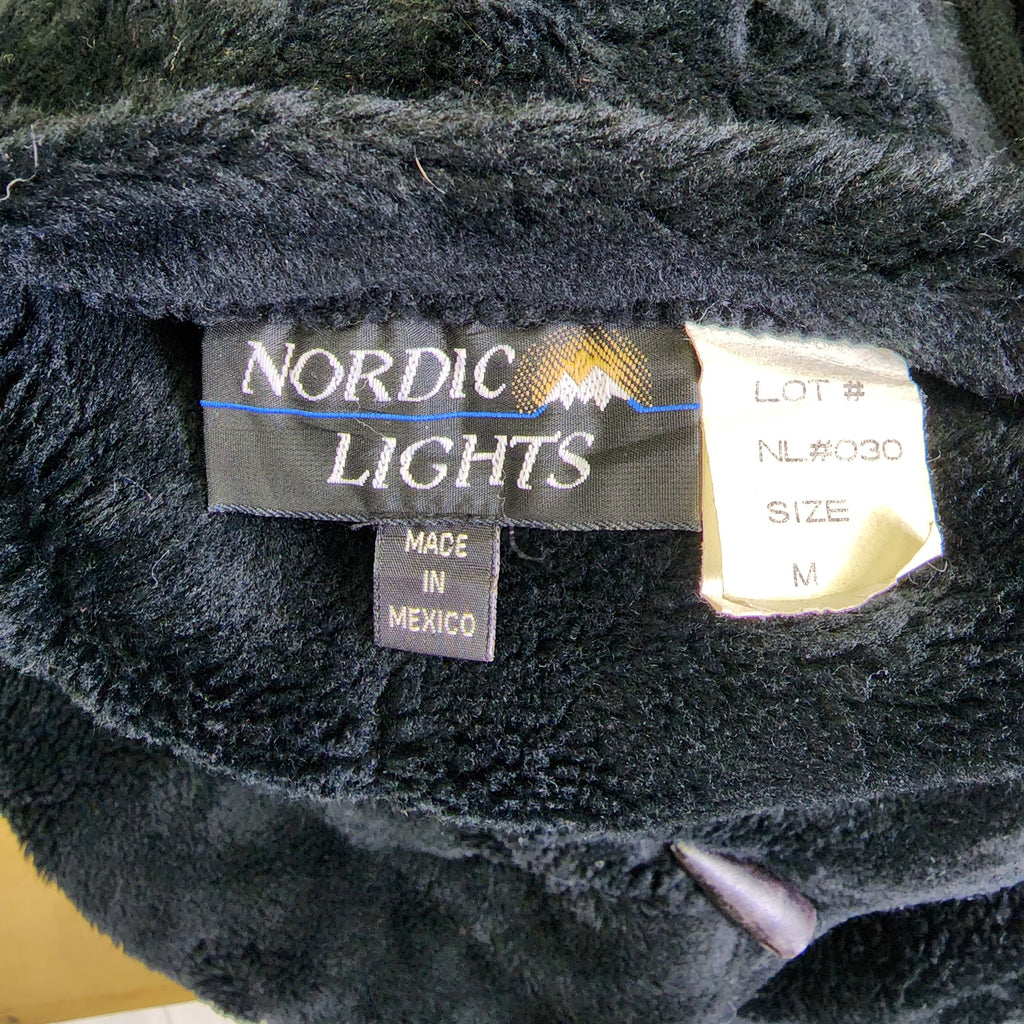 Nordic Lights Reversible Hooded Fleece Vintage Jacket