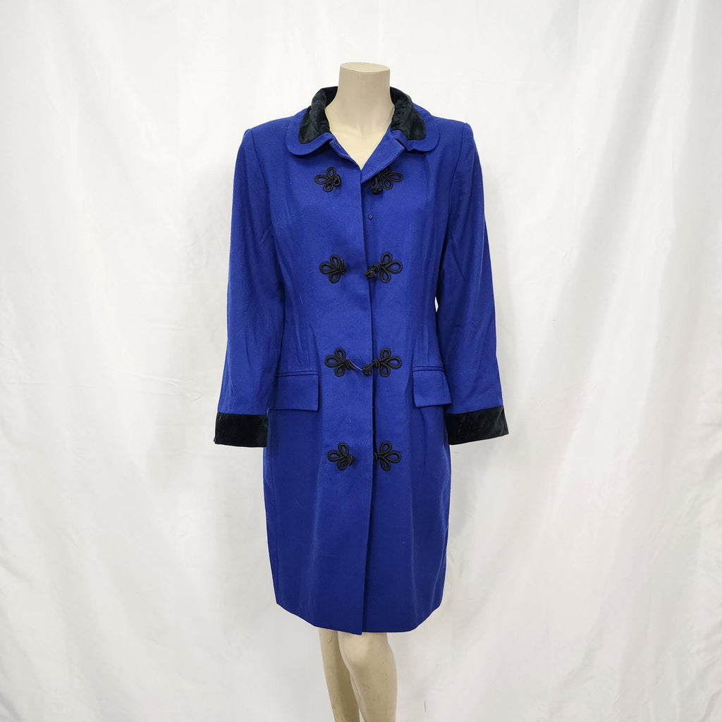 Oleg Cassini by Neiman Marcus Made In USA Vintage 1990s Coat Size 10
