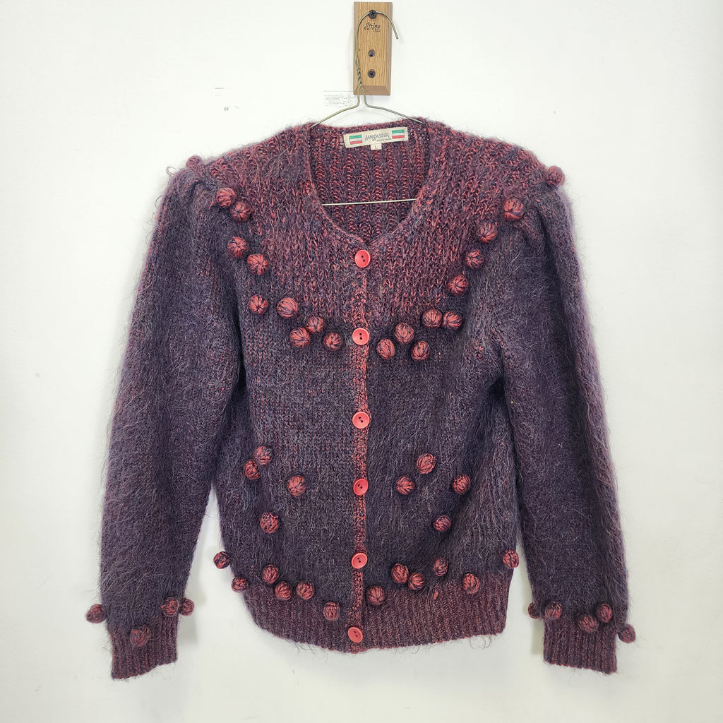 Lancaster Wool Cardigan Vintage 1990s Size Large