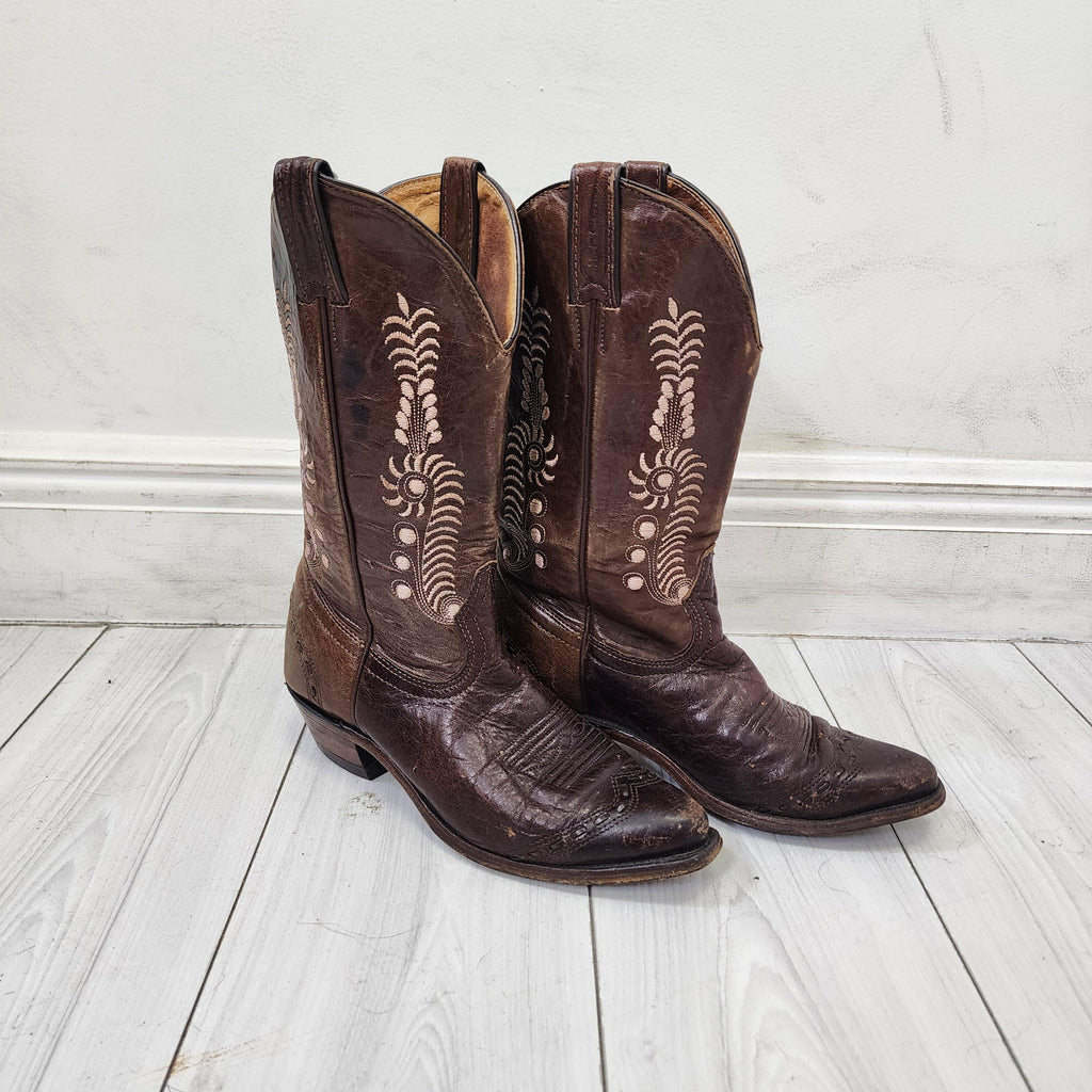 Western Boots Made In Canada Vintage 1990s