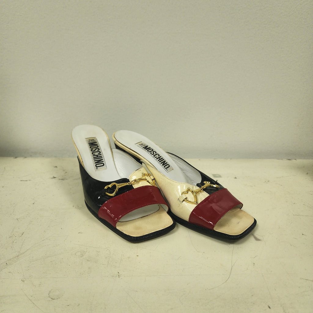 Moschino Made In Italy Mules Vintage 1990s