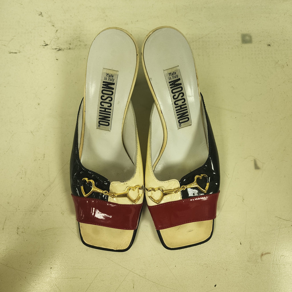 Moschino Made In Italy Mules Vintage 1990s