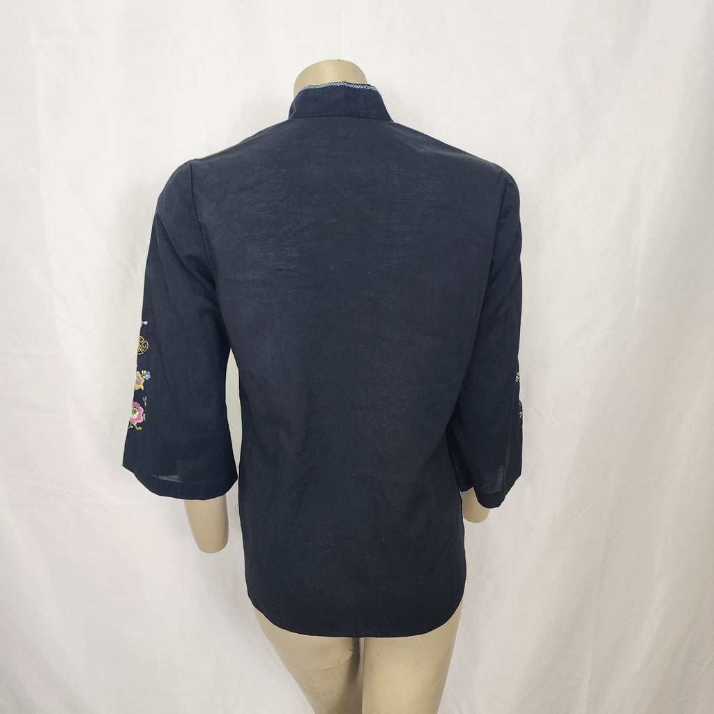 Lily Embroidered Top Vintage 1980s