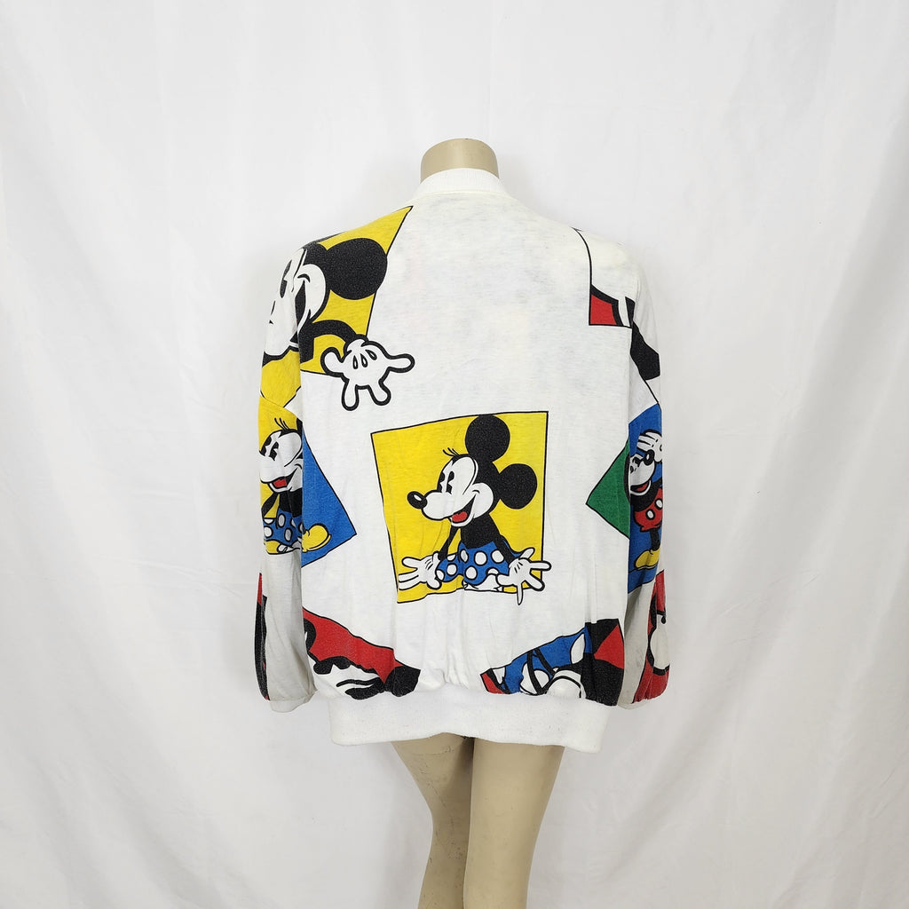 Walt Disney Co Reversible Mickey Mouse Vintage 1990s Jacket