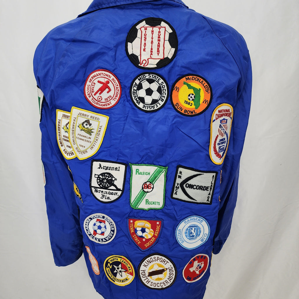 Current Seen Nylon Vintage 1980s Jacket with Patches
