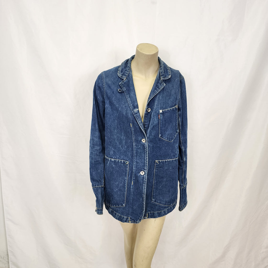 Rare Levis 70535 denim railroad / chore / engineer jacket Vintage